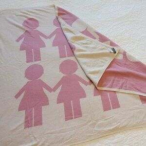 Cashmere/silk baby blanket